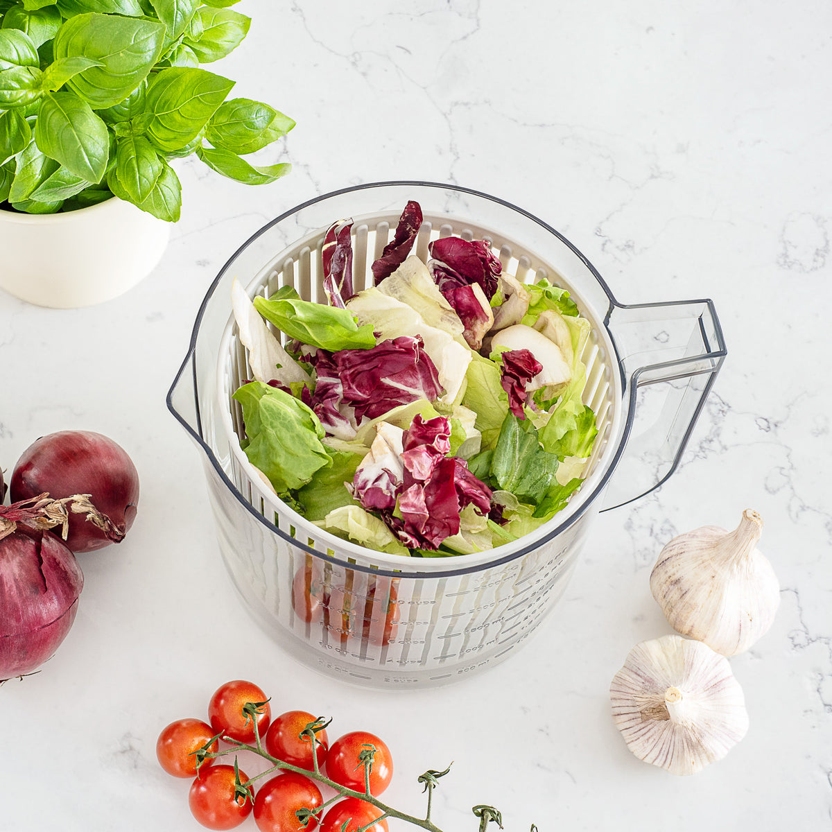 Teesa The remaining – 2.5-Liter Salad Spinner – image 8