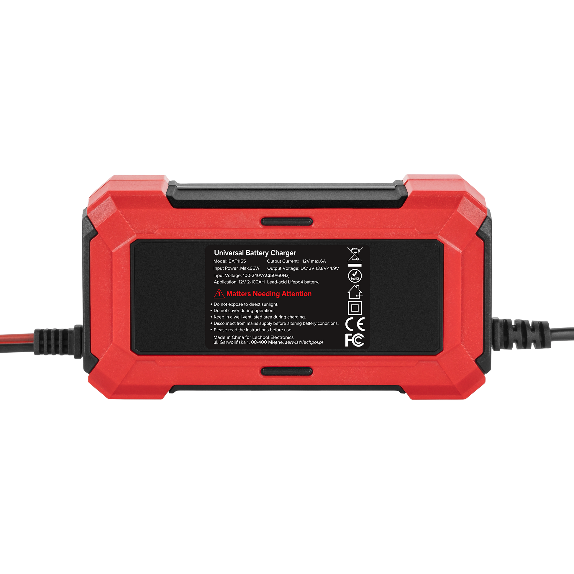 Rebel Universal Charger for AGM/LifePo4 Gel Batteries (2–100 Ah) – image 4