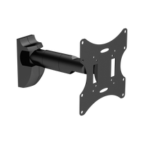 Cabletech TV and DVD – Wall Mount for 23-43" TVs, Black LCD-UCH0042
