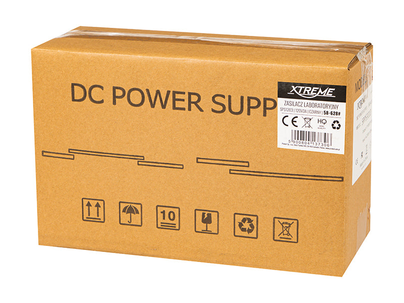 Blow Switching – 58-628# SPS1203 Laboratory Power Supply, 120 V/3 A, Black – image 3