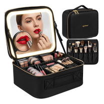 SOULIMA The remaining – Soulima 27236 Cosmetic Case with LED Mirror
