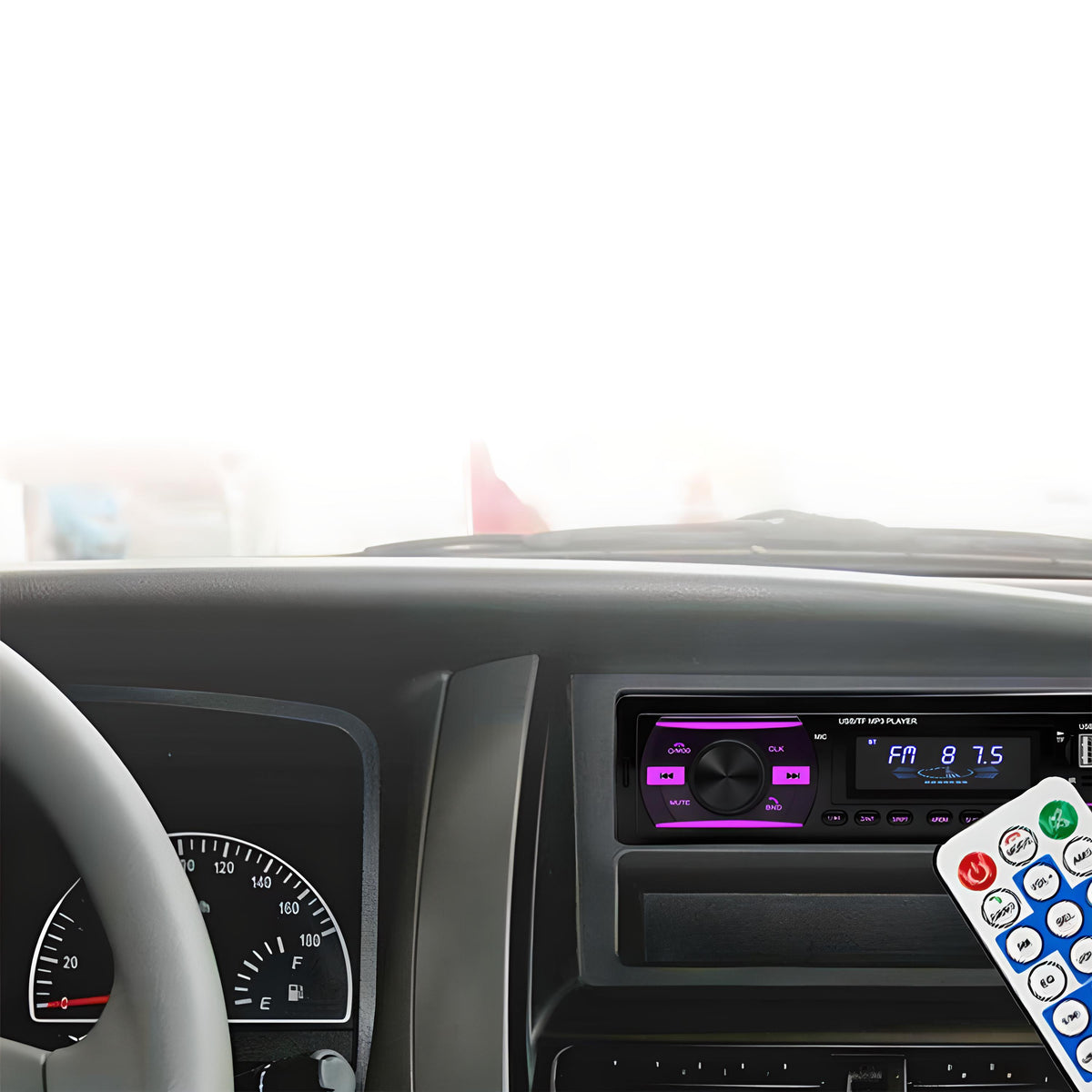 RTO Car Radio with Bluetooth, USB, MP3, and Aux In—Various Colors – image 3