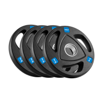 Rebel Rubber-coated cast iron Olympic weights, set of 4x5 kg, 51 mm hole, REBEL ACTIVE