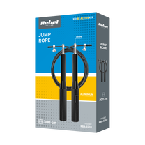 Rebel Aluminum Boxing Jump Rope with Metal Bearing, 300 cm, Adjustable, REBEL ACTIVE – image 4