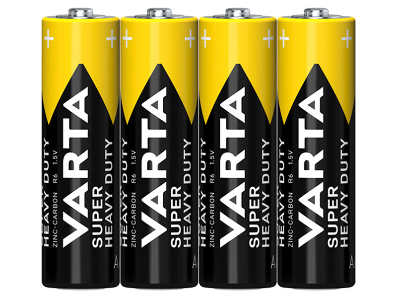 Blow 82-552# AA 1.5 R6 Varta SuperLife Zinc-Carbon Battery (foil-wrapped), 4-pack
