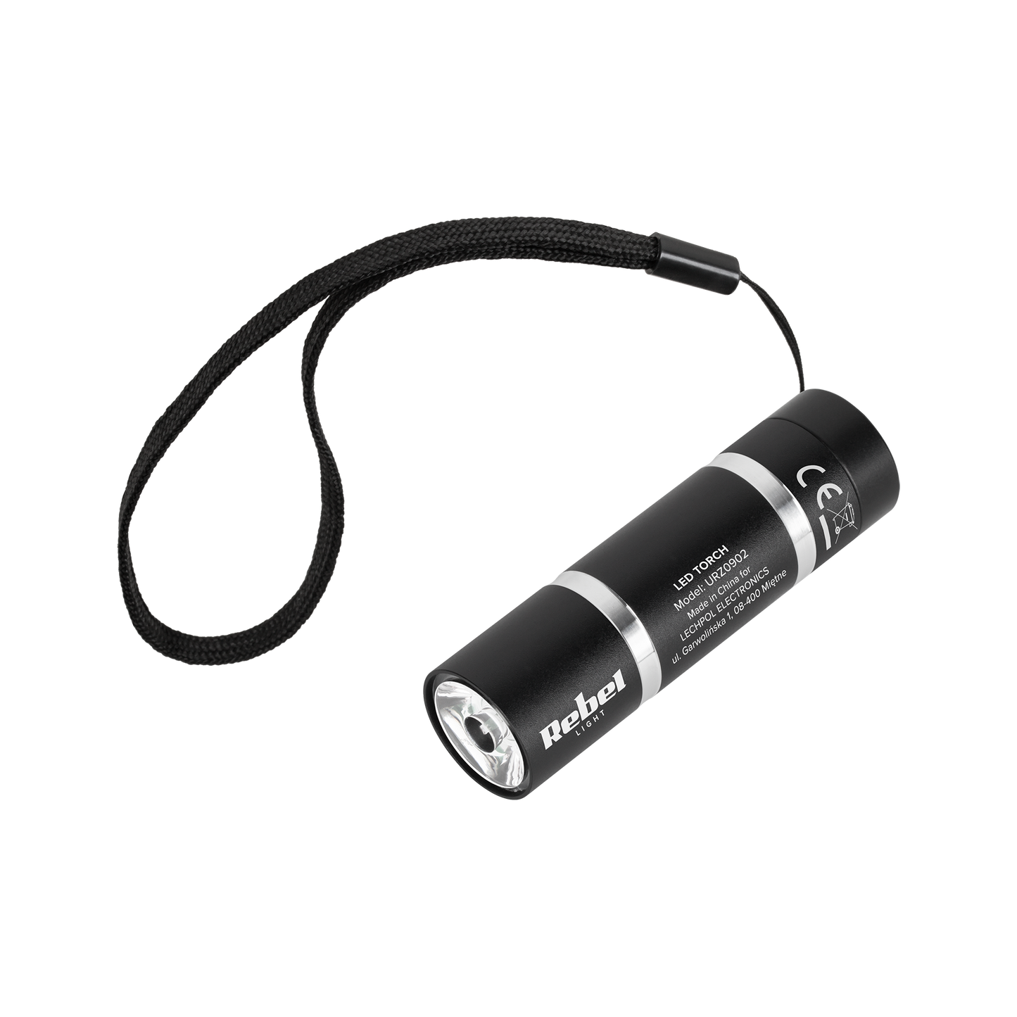 Rebel Flashlights, hand lamps, headlamps, tourist lamps – 1 W Aluminum Flashlight