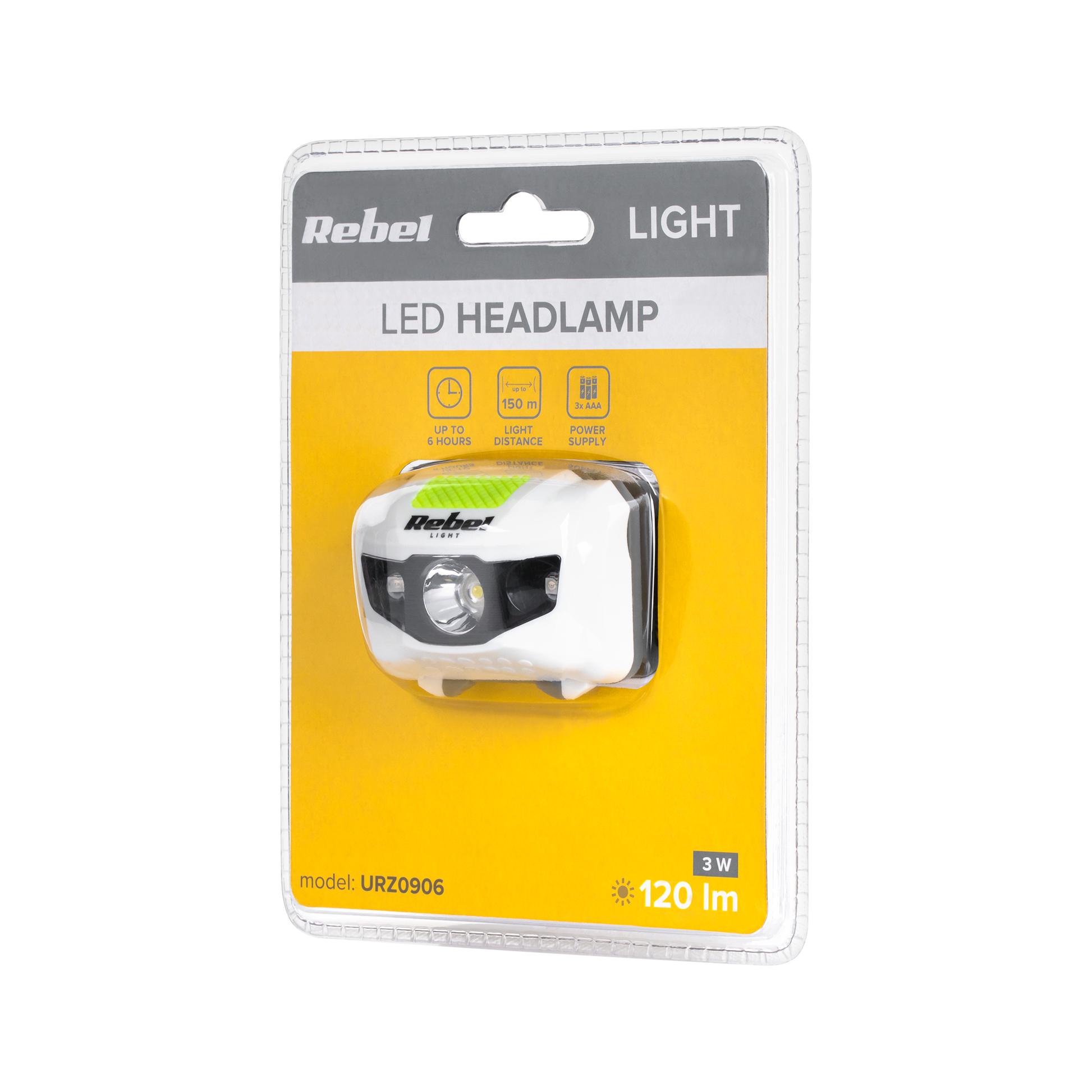 Rebel Flashlights, hand lamps, headlamps, tourist lamps and searchlights – 3W headlamp – image 3