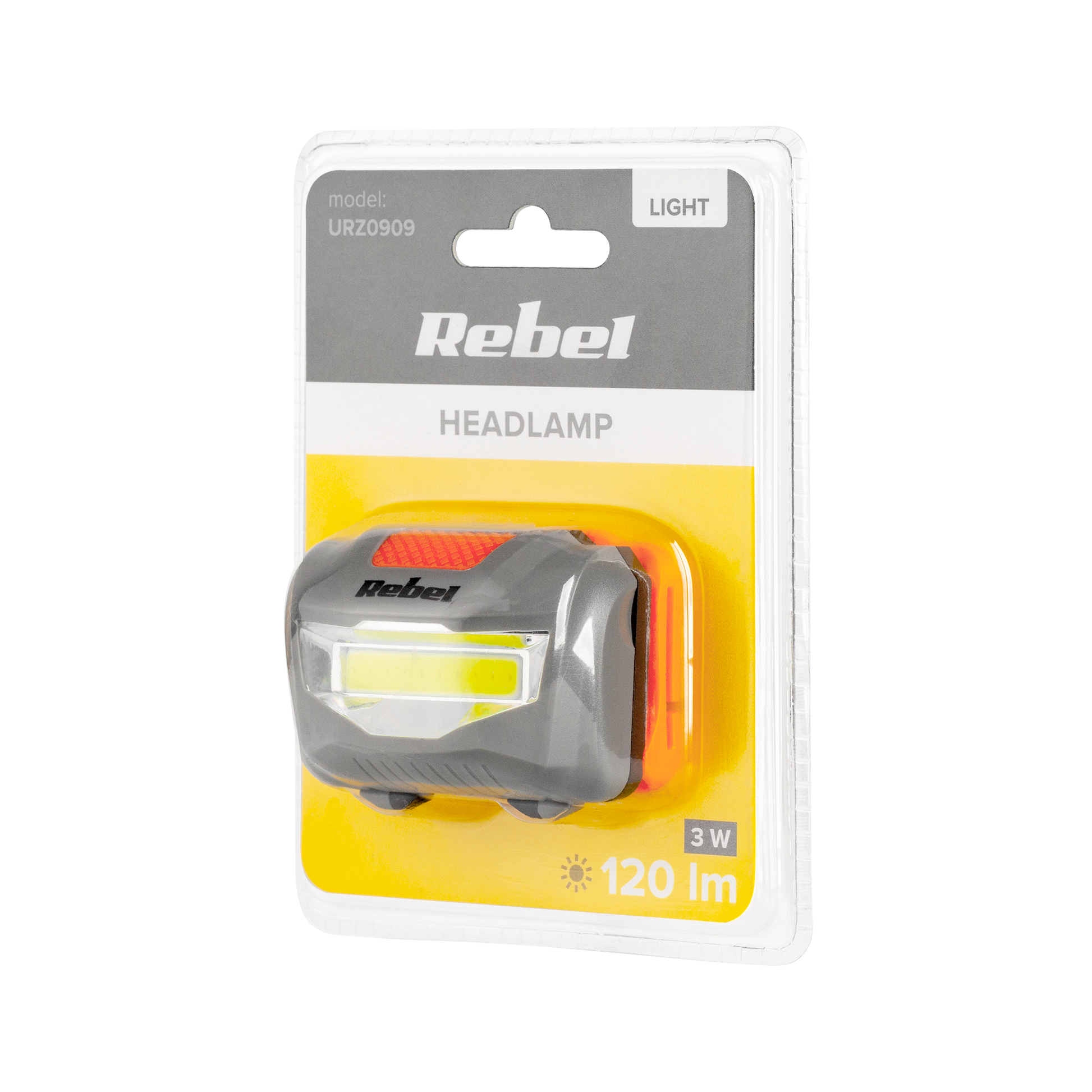 Rebel Flashlights, hand lamps, headlamps, tourist lamps – Rebel 3W headlamp (COB) – image 3