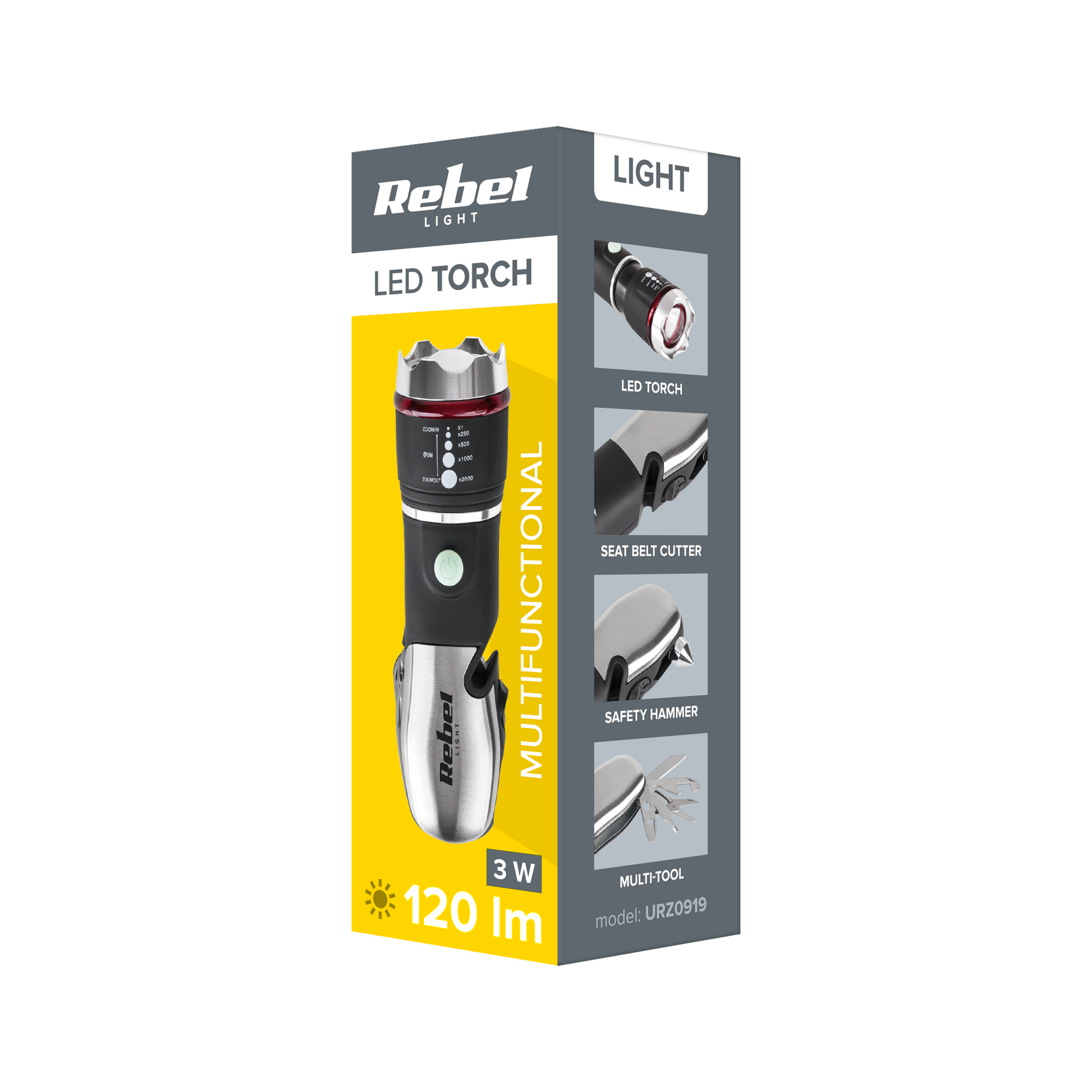 Rebel Flashlights, hand lamps, headlamps, tourist lamps and – Rebel multi-function flashlight – image 5