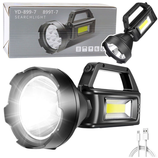 LEAN Travel and Work Flashlight, LED Spotlight, 4 Modes, Power Bank