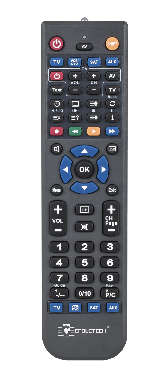 Cabletech Remote controls for TV – Cabletech 4-in-1 Universal Programmable Remote Control
