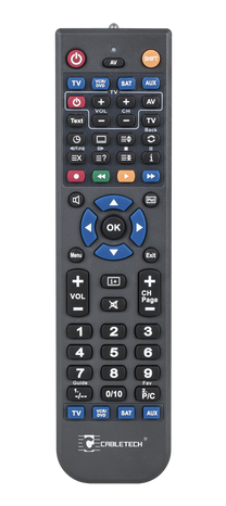 Cabletech Remote controls for TV – Cabletech 4-in-1 Universal Programmable Remote Control