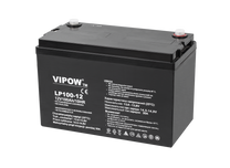 Vipow Gel batteries – VIPOW 12V 100Ah Gel Battery