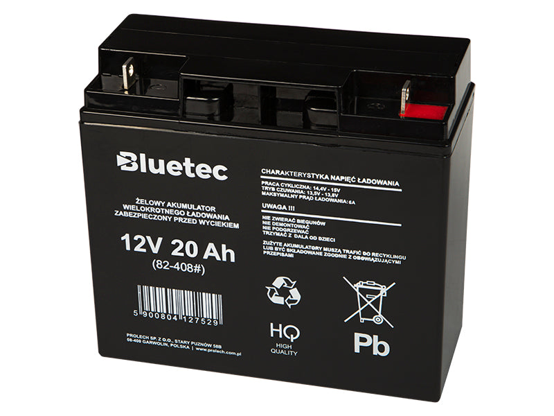 Blow Gel batteries – 82-402# Bluetec 6V 5Ah gel battery 100x71x49_4.8 – image 4