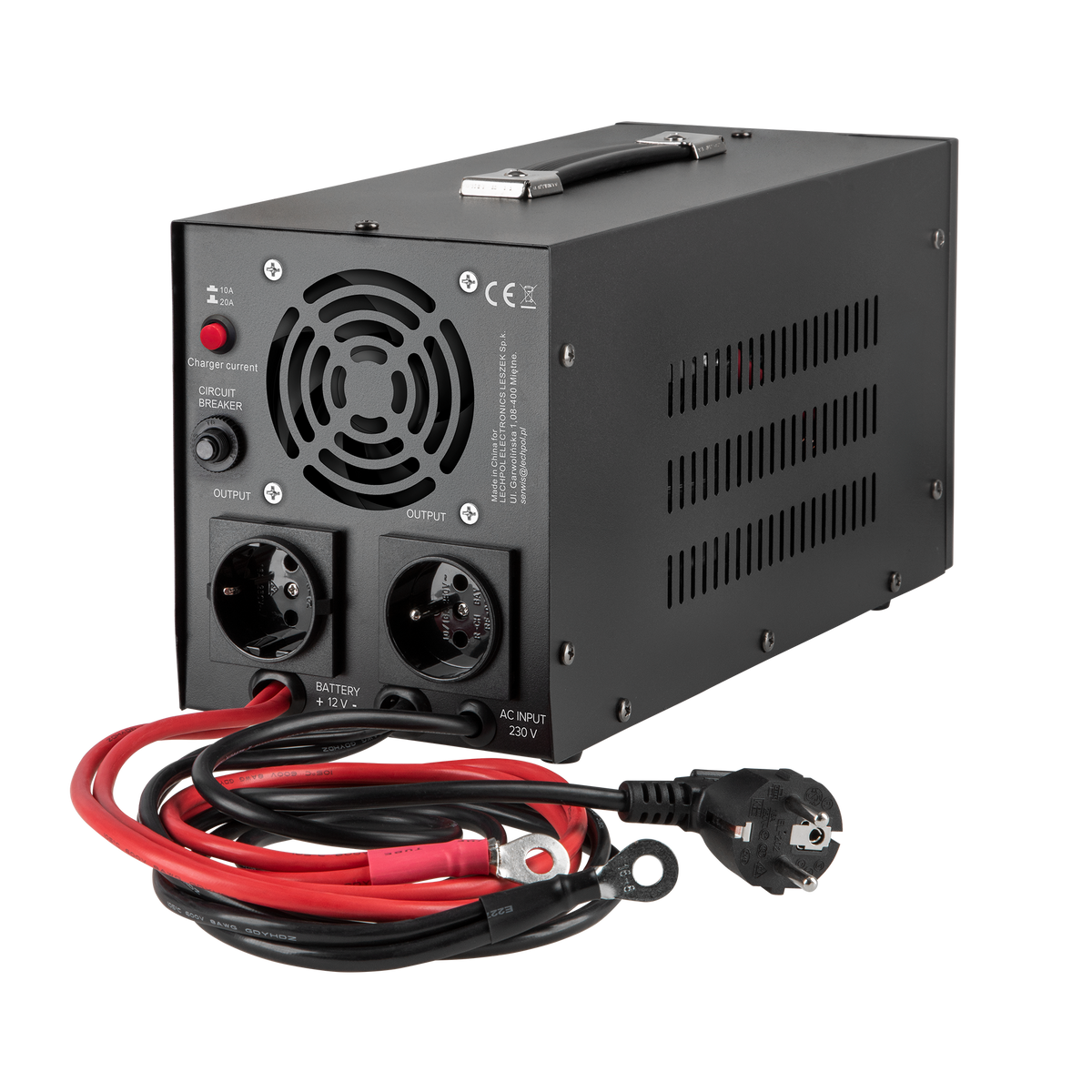 Rebel Rebel POWER-1000 Emergency Power Supply - a power converter with a pure sine wave output and a 12V charging function, 230V, 1000VA/700W – image 2
