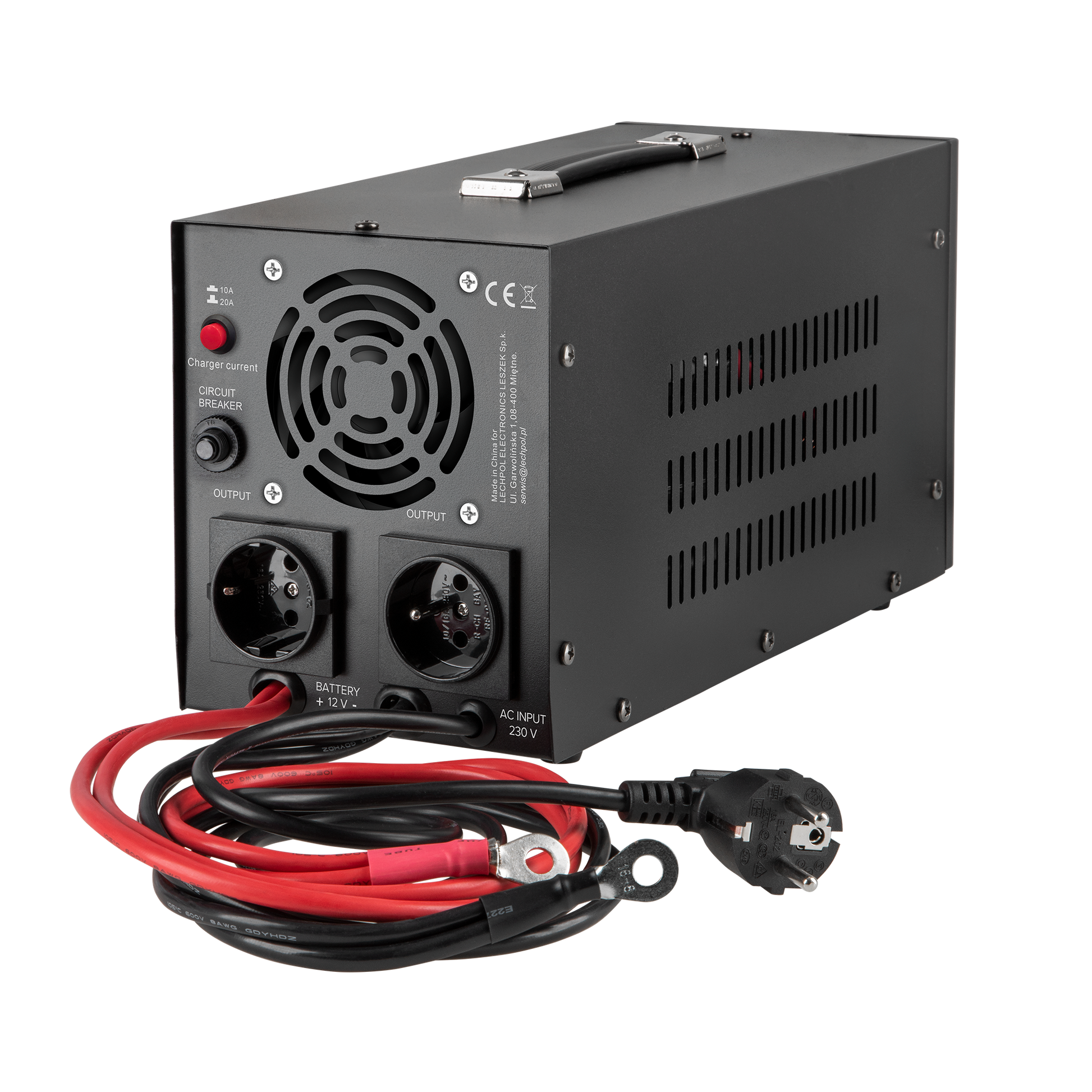 Rebel Rebel POWER-1000 Emergency Power Supply - a power converter with a pure sine wave output and a 12V charging function, 230V, 1000VA/700W – image 2