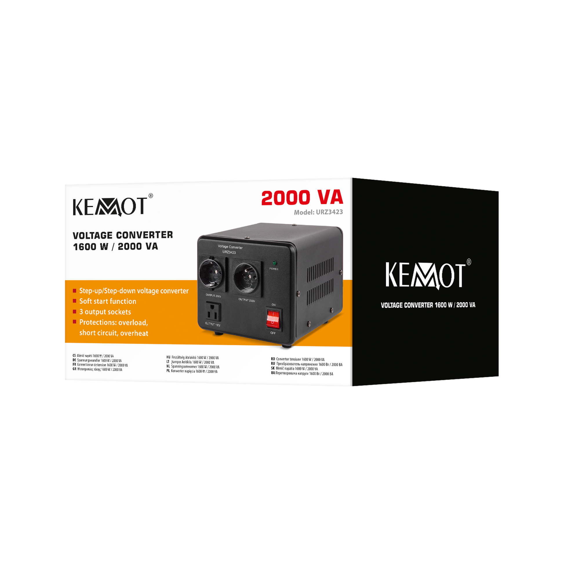 Kemot Voltage Converters – KEMOT 400 W / 500 VA Voltage Converter – image 10