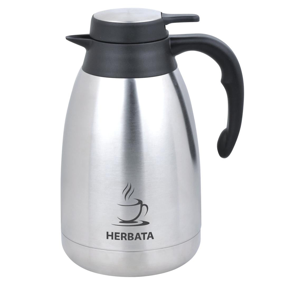 KINGHoff Thermal – Double-walled steel conference thermos (jug-style), 2 L, Kinghoff, KH-2095