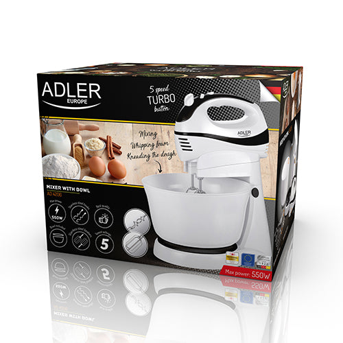 ADLER Mixers and Blenders – AD 4206 Mixer with Bowl – image 2