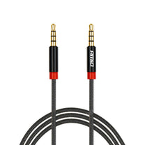 AMiO Adapters – 3.5 mm mini-jack aux cable, braided, 100 cm, amio-03269