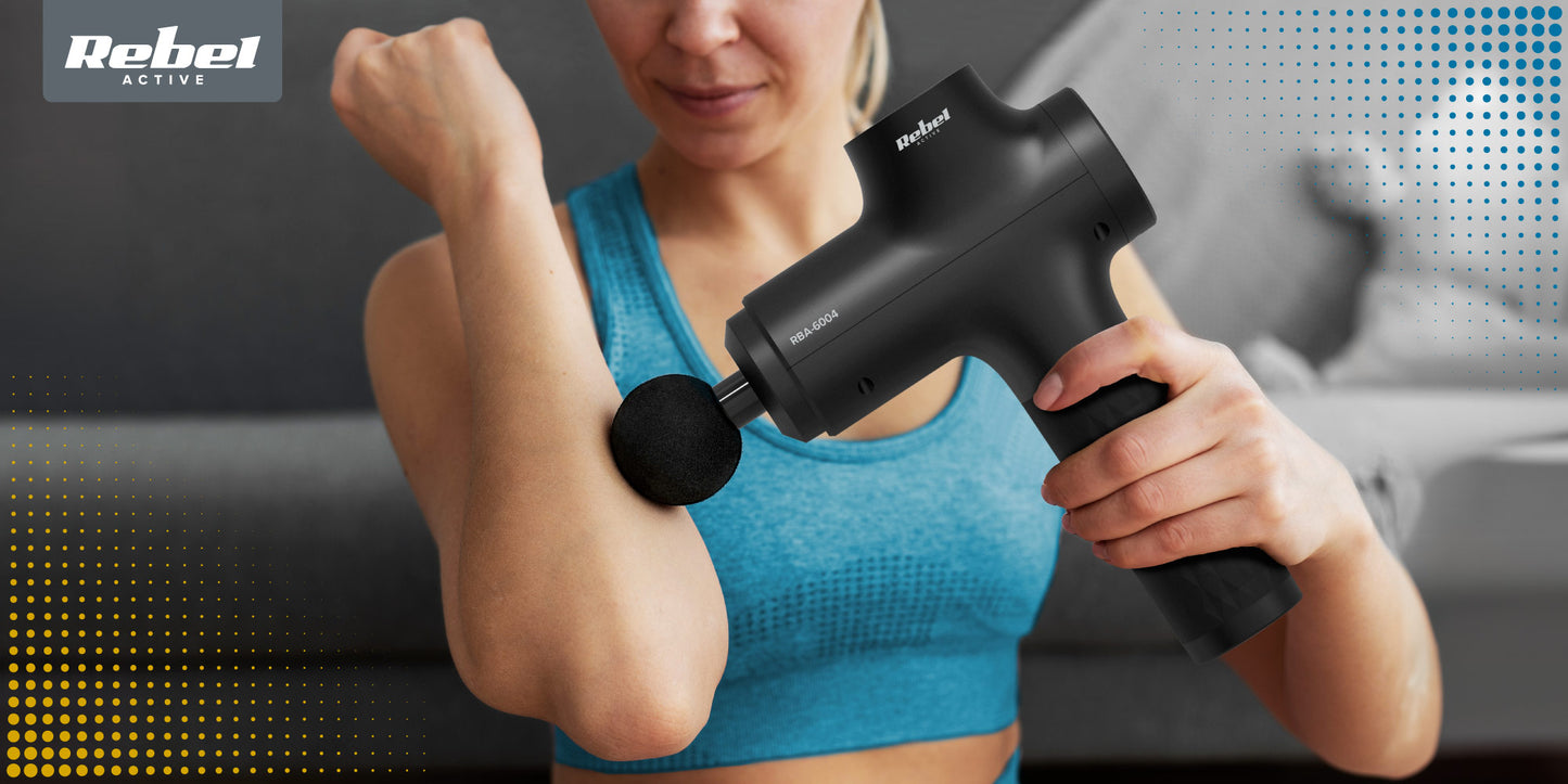 Rebel The remaining – Massage Gun, 8 Attachments, REBEL ACTIVE – image 10