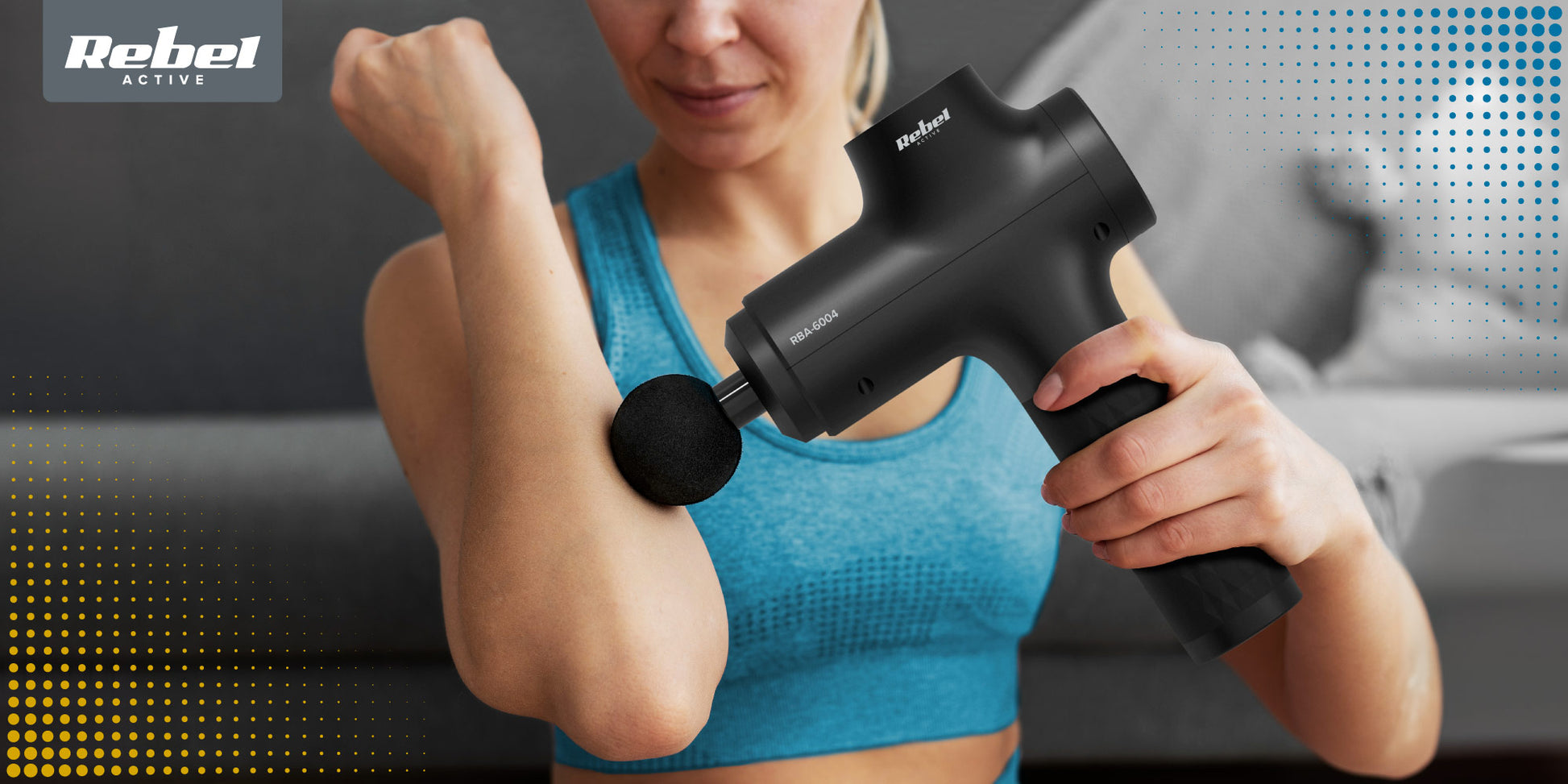 Rebel The remaining – Massage Gun, 8 Attachments, REBEL ACTIVE – image 10