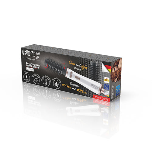 CAMRY CR 2021 Rotating Curling Iron and Hair Dryer - 1200 W - 38 mm, 50 mm – image 2