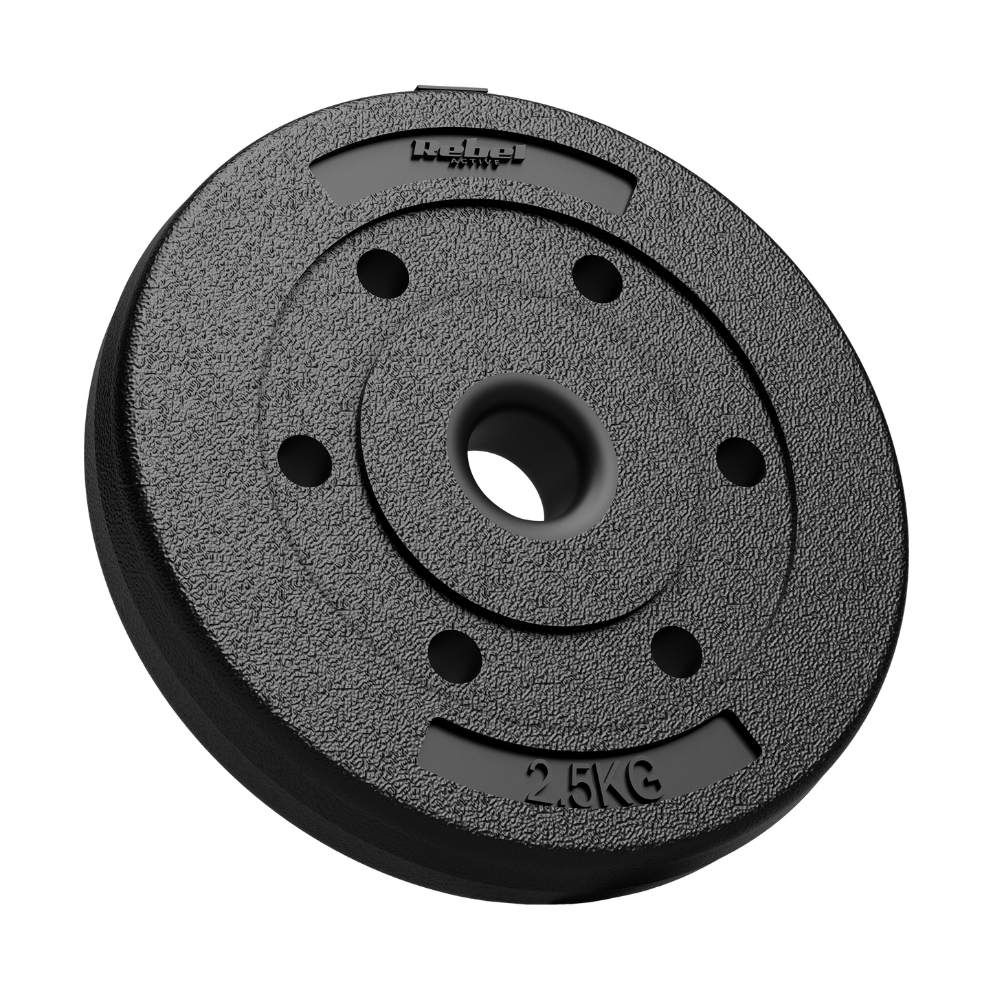 Rebel Bituminous load set 30kg (8x1.25kg + 4x2.5kg + 2x5kg), hole 31mm, REBEL ACTIVE – image 3