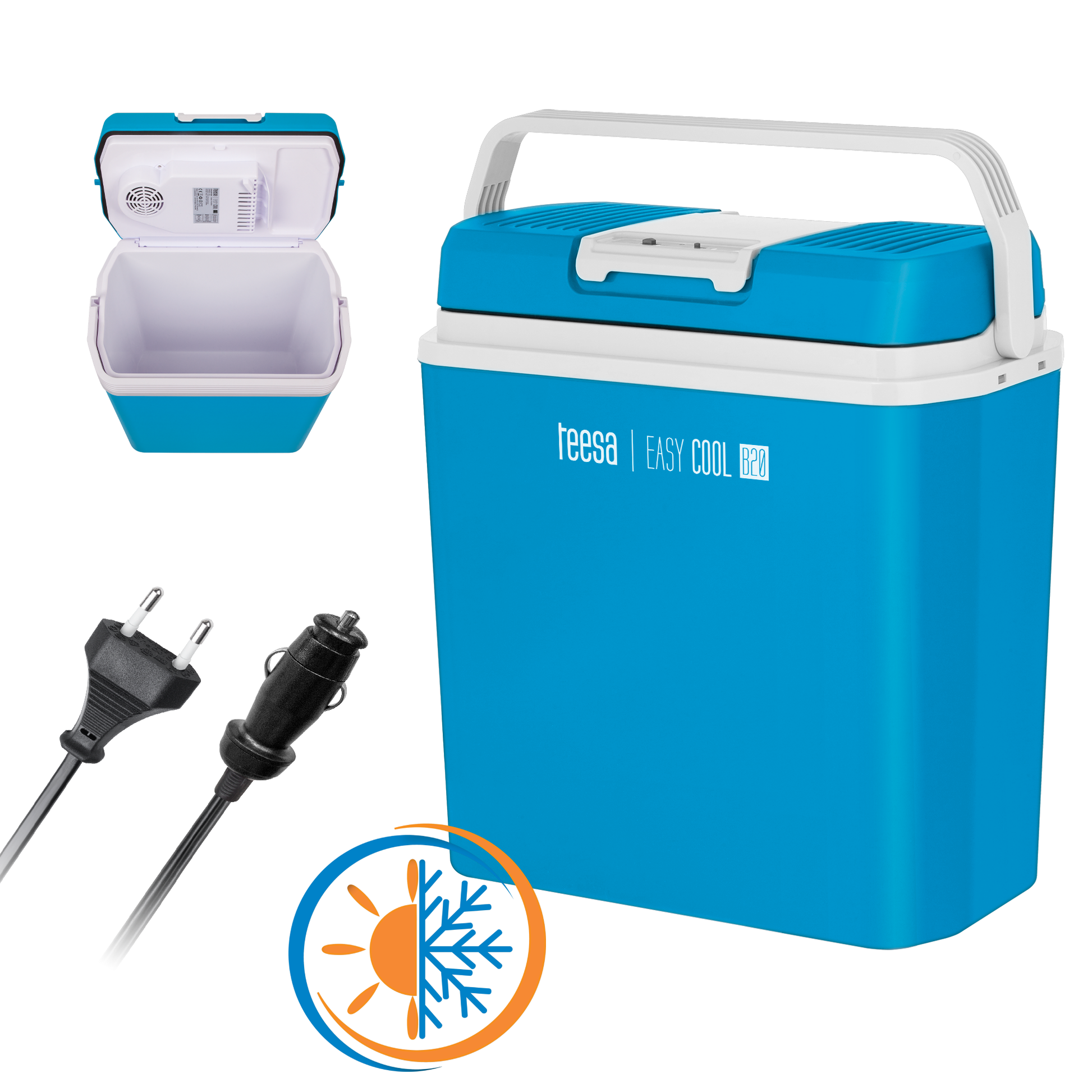 Teesa Travel refrigerators and – Teesa 25L Portable Cooler with Heating Function – image 16