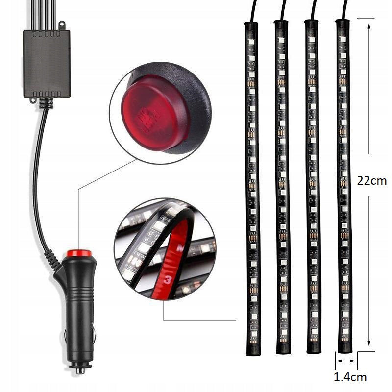 RTO Cosmetics, trunks, containers, and – 12-LED Car Lighting Strip - m005 – image 4