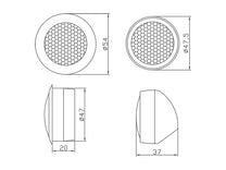 Blow Car Speakers – 30-591# Blow TW-23 Tweeters – image 2