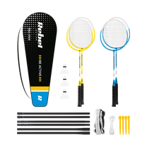 Rebel Badminton Set with Net, REBEL ACTIVE