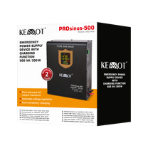 Kemot KEMOT PROsinus-500 Wall-Mounted Emergency Power Supply—a pure sine wave inverter with a charging function—12V, 230V, 500VA/300W – image 4