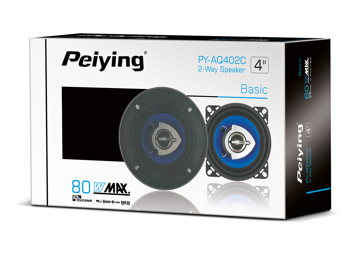 Peiying Car Speakers – PY-AQ402C 4" Car Speaker – image 2