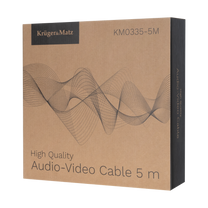 Kruger&Matz Speaker Cables – Kruger&amp;Matz 5.0 m speaker cable (banana plugs) – image 4