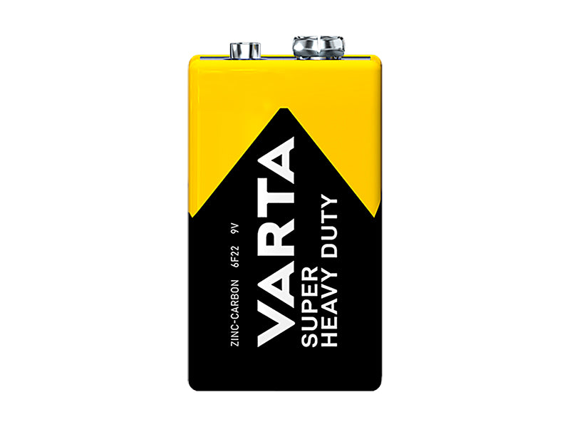 Blow Alkaline, coin-cell – 82-556# 9V zinc-carbon battery, 6F22, Varta SuperLife, foil