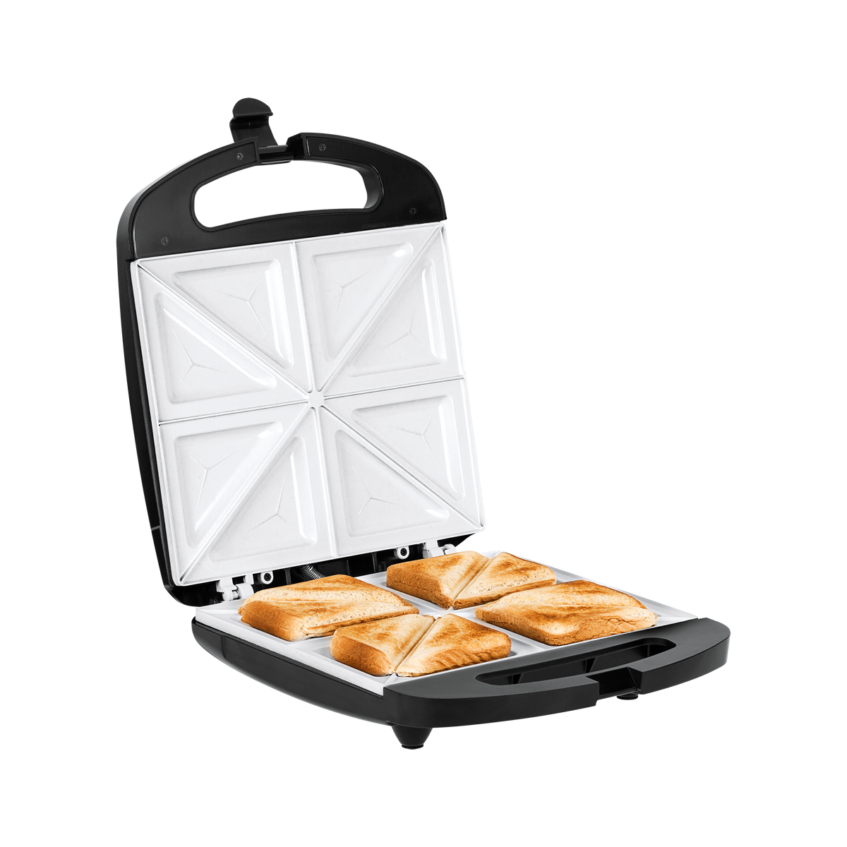 Teesa Toasters – Sandwich toaster with ceramic heating elements for 4 sandwiches – image 3