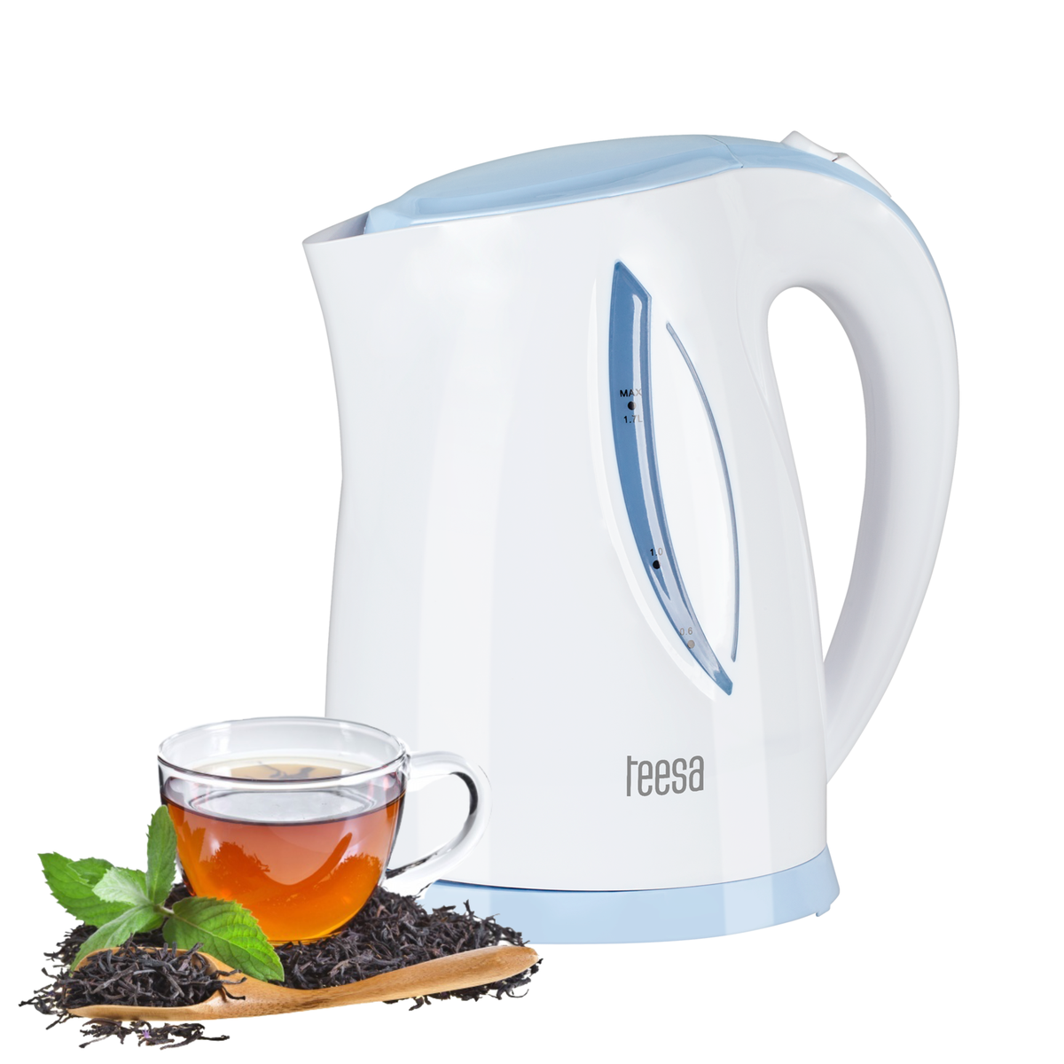 Teesa Electric kettles – TEESA Electric Kettle, 2200 W, White, 1.7 L – image 5