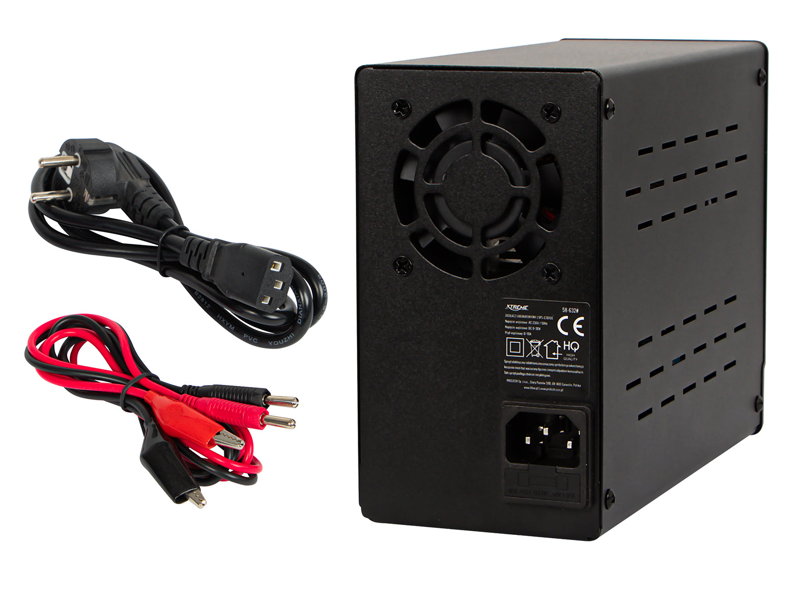 Blow Switching – 58-632# SPS-C3010S Laboratory Power Supply, 30 V/10 A, Black – image 2