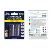 Esperanza Alkaline, coin-cell – EZB104 Esperanza AAA Alkaline Batteries, 8-Pack, Blister Pack – image 8
