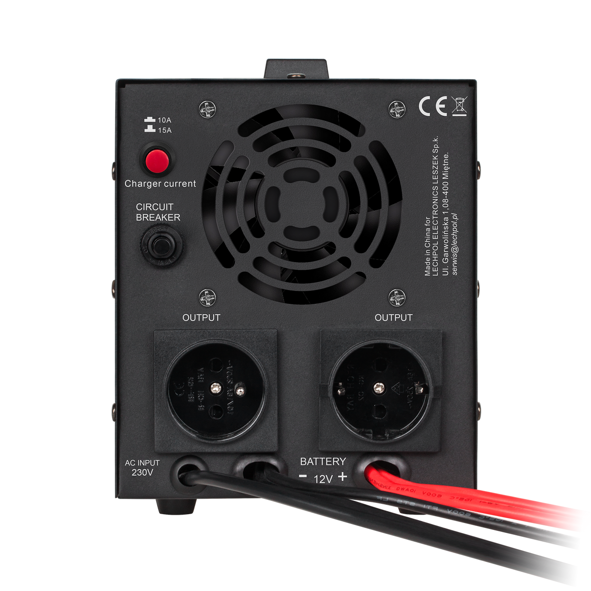 Rebel Rebel POWER-500 Emergency Power Supply - a pure sine wave inverter with a charging function 12V 230V 500VA/300W – image 9