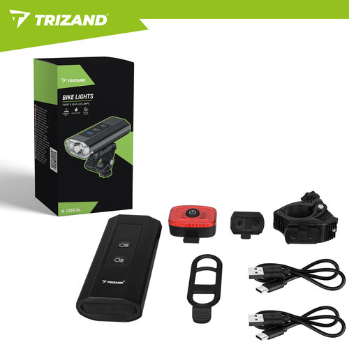 TRIZAND The remaining – 1300 lm LED Bike Light + Trizand Taillight – image 4