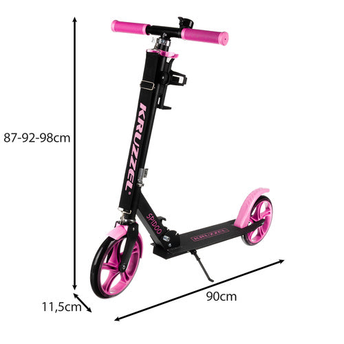 KRUZZEL Scooters – Spidoo Pink Scooter by Kruzzel 25628 – image 4