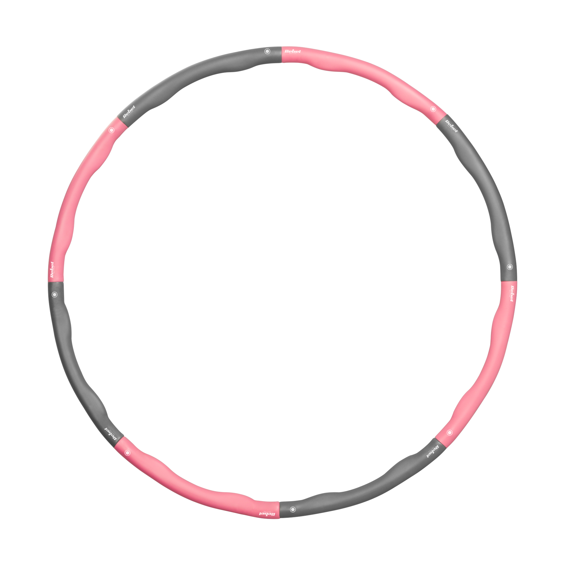 Rebel Massagers for – 95 cm Weight-Loss Hula Hoop, Pink, REBEL ACTIVE – image 2