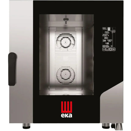 Tecnoeka Convection steam oven Millennial Black Mask Gastro 7 x GN 1/1 10400 W