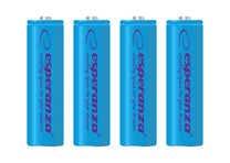 Esperanza EZA104B Esperanza Ni-MH AA Rechargeable Batteries, 2000 mAh, 4-Pack, Blue