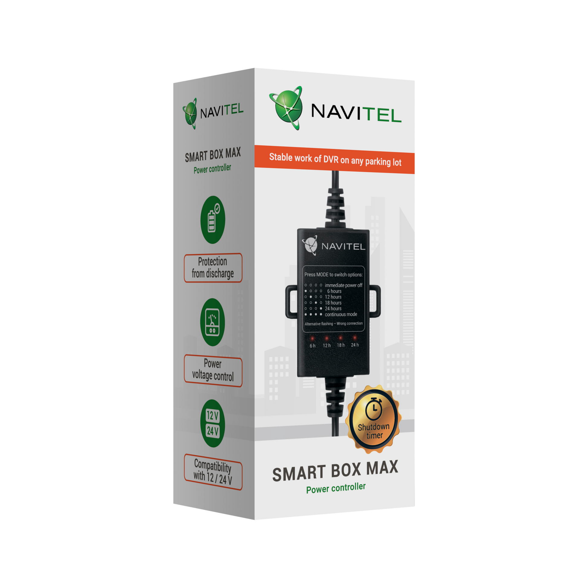 NAVITEL Dash cams, car video – NAVITEL SMART BOX MAX Power Adapter – image 2