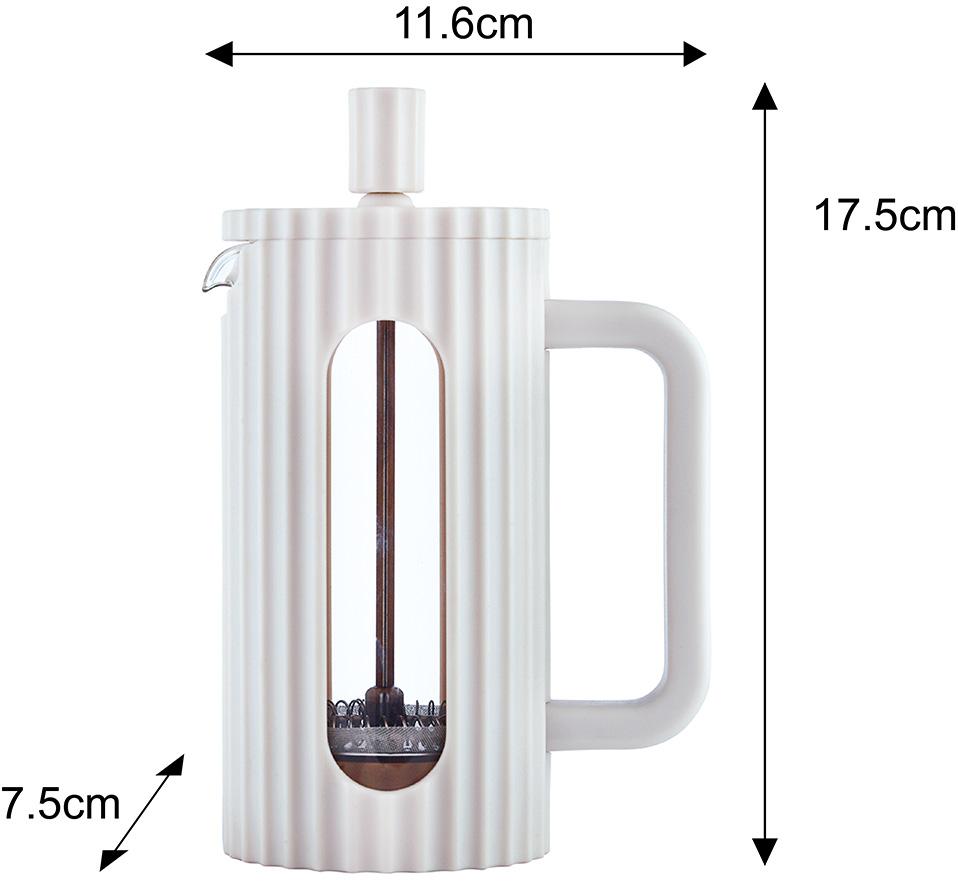 Klausberg Coffee/Tea Infuser with Press, 0.35 L Capacity, Light Gray, kb7743 – image 15