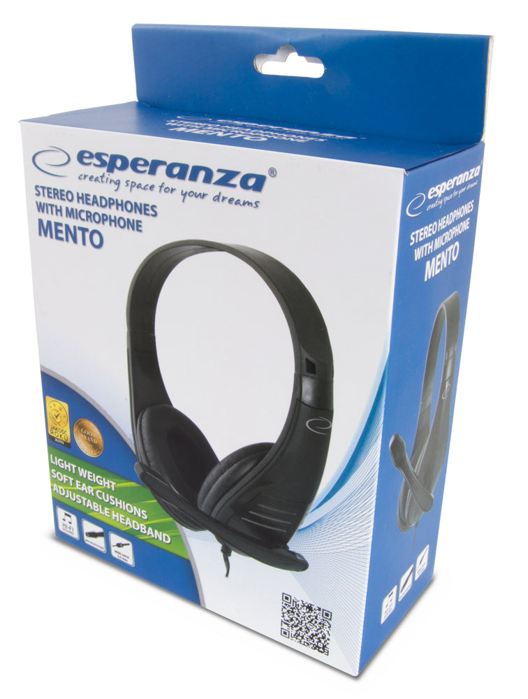 Esperanza Over-ear – EH209K Esperanza Headphones with Mento Microphone – image 3