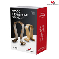 Maclean Headphone Stands and Holders – Maclean Headphone Stand, Wood, Walnut, MC-815W – image 4